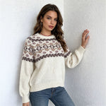 Loose fitting pullover sweater