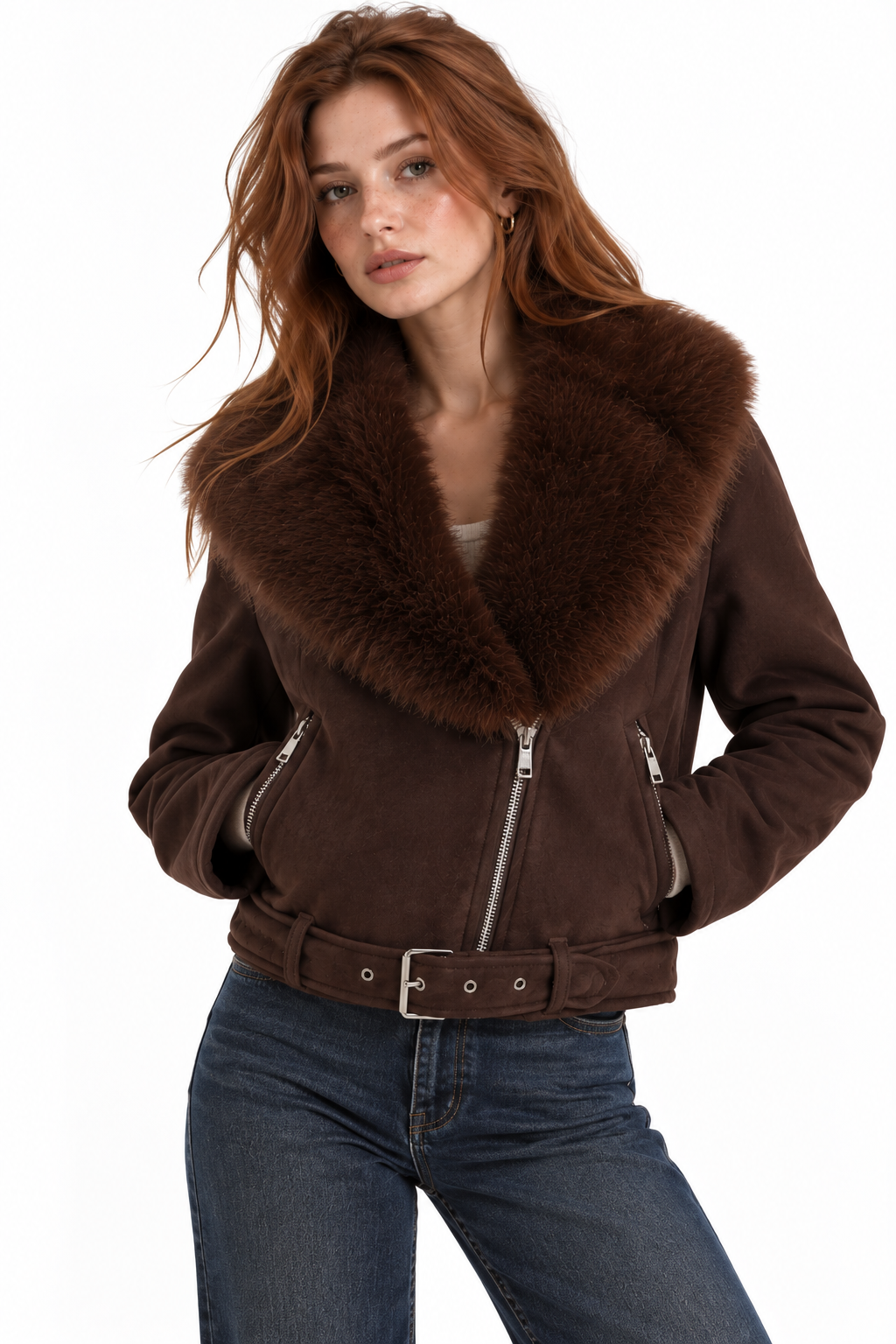 Detachable hooded long sleeved jacket