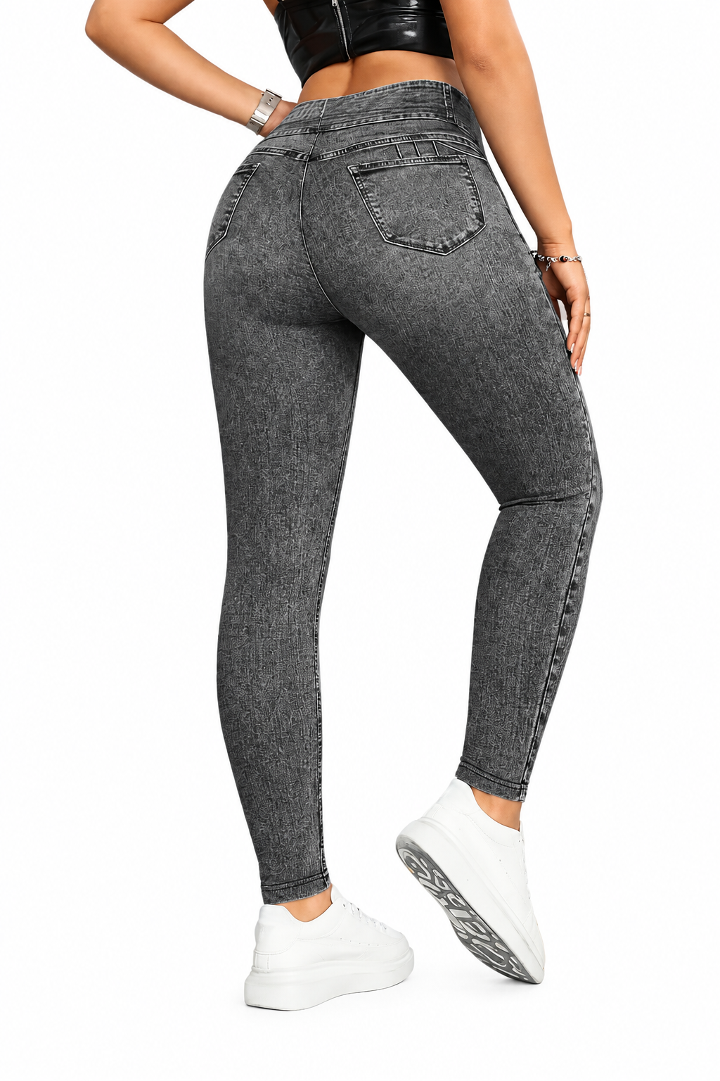 New Leopard Print Comfortable Casual Yoga Pants for Women, High Waist, Butt Lifting, Stretchy Long Pants